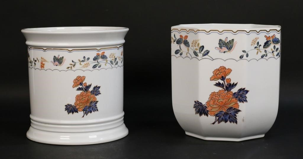 2 RAYNAUD LIMOGES PORCELAIN CACHE