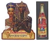 (2) RC COLA DIE CUT BOTTLE &AM