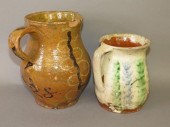2 REDWARE VESSELSca. 1828 & mi