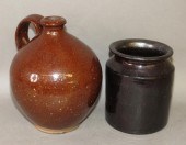 2 REDWARE VESSELSca. 1840 & 18