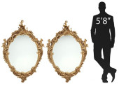 (2) REGENCE STYLE GILT CHERUB