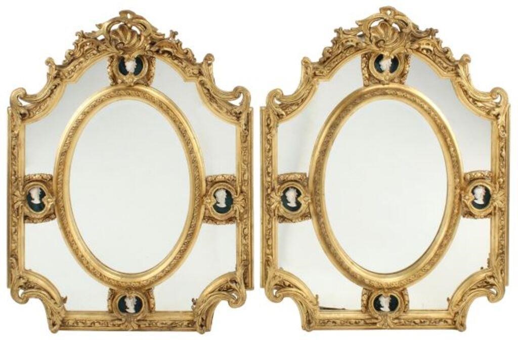 (2) REGENCE STYLE GILT