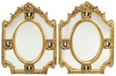 (2) REGENCE STYLE GILT MIRRORS