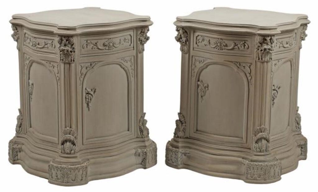 (2) REGENCE STYLE PAINTED