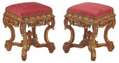 (2) REGENCE STYLE PARCEL-GILT