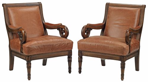 (2) REGENCY STYLE LEATHER