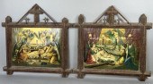 2 RELIGIOUS PRINTS IN TRAMP AR