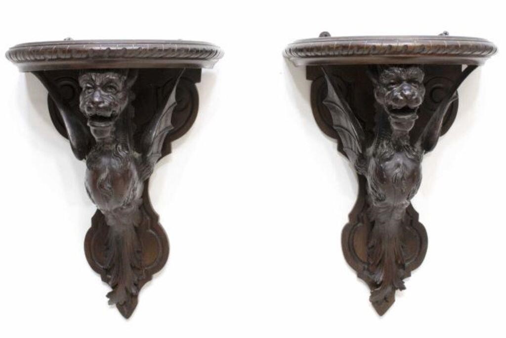 (2) RENAISSANCE REVIVAL GRIFFIN
