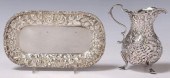(2) REPOUSSE SILVER STIEFF TRA