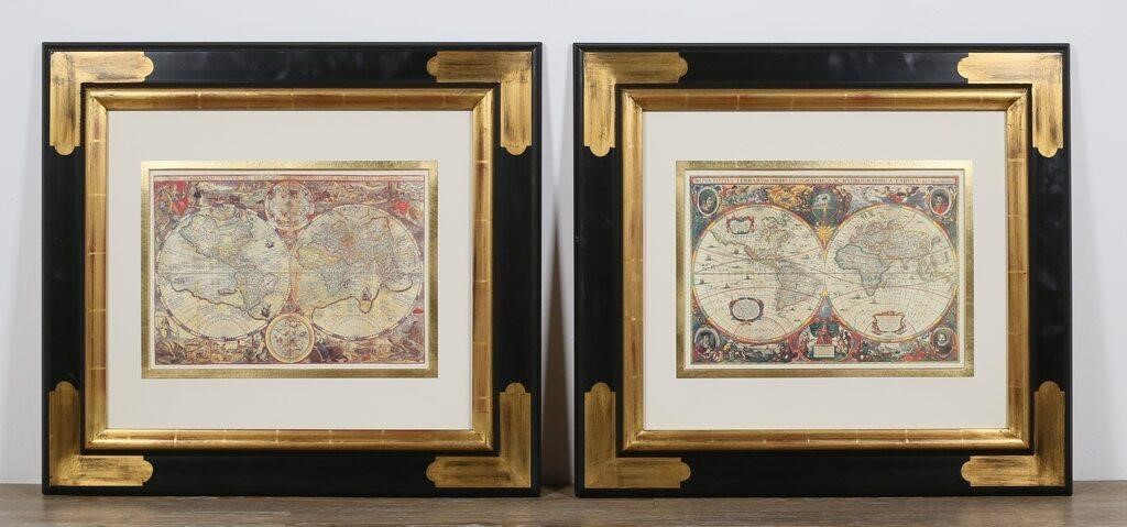 2 REPRODUCTION MAPS OF THE WORLD