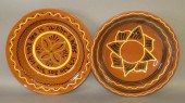 2 REPRODUCTION SLIPWARE DECORA