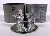 (2) RETIRED SWAROVSKI FIGURINE
