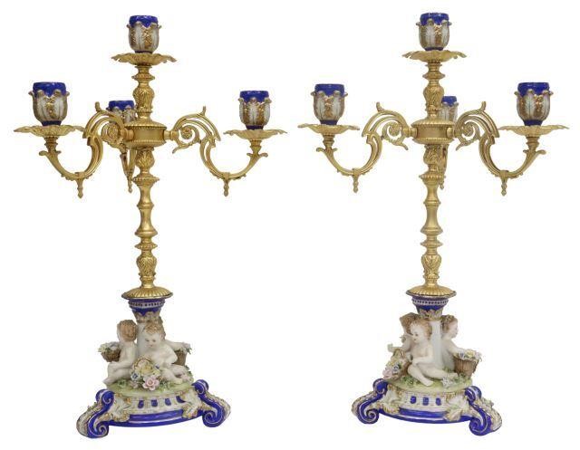 (2) RICHARD KLEMM DRESDEN PORCELAIN