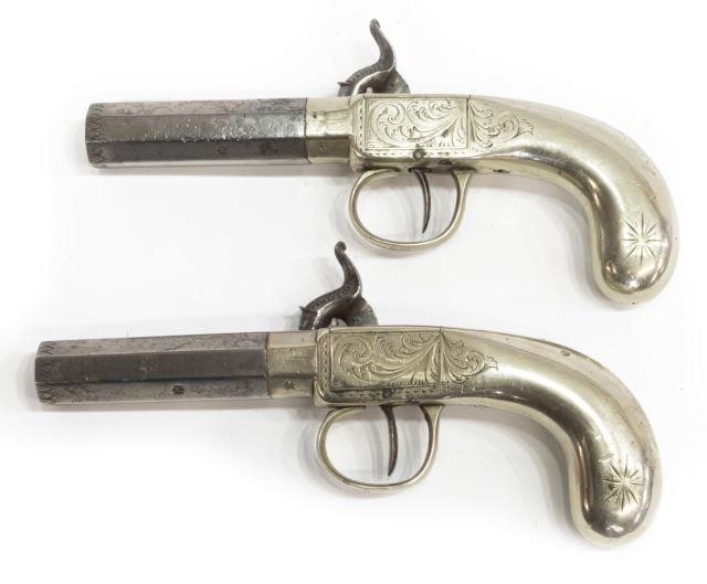 (2) ROBERT ANCELL CASED ENGRAVED