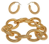 (2) ROBERTO COIN 18KT YELLOW G
