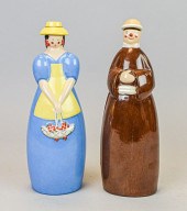 2 ROBJ FRENCH PORCELAIN DECANT