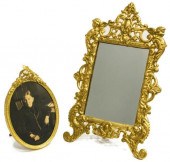 (2) ROCOCO STYLE GILT BRONZE F