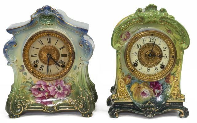 (2) ROCOCO STYLE PORCELAIN SHELF