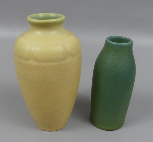 2 ROOKWOOD POTTERY VASESLot 2