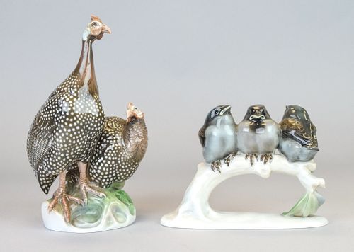 2 ROSENTHAL PORCELAIN BIRD