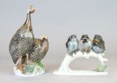 2 ROSENTHAL PORCELAIN BIRD GRO