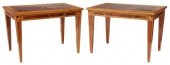 (2) ROSEWOOD MATCHED VENEER SI
