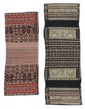2 ROTI IKAT SARONGS, EARLY 20T
