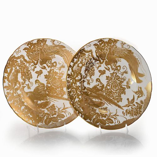 2 ROYAL CROWN DERBY ENGLISH BONE