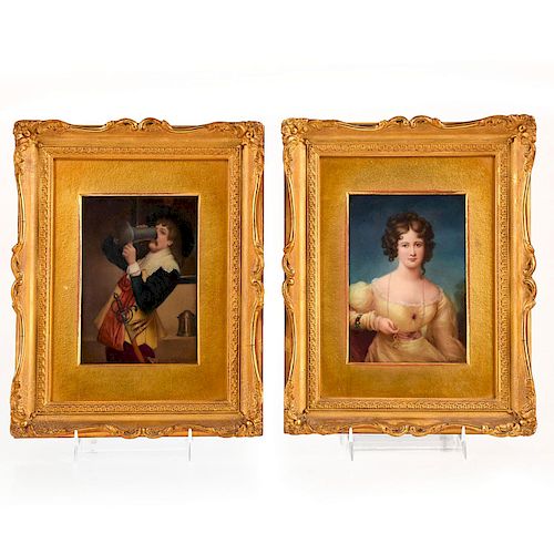 2 ROYAL DOULTON ART PLAQUES
