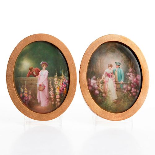 2 ROYAL DOULTON ART PLAQUES