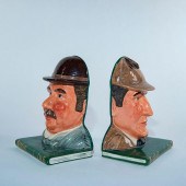 2 ROYAL DOULTON BOOKENDS, SHER