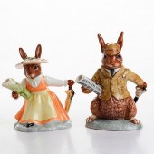 2 ROYAL DOULTON BUNNYKINS COUN