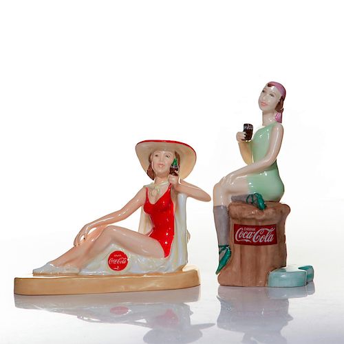 2 ROYAL DOULTON COCA COLA