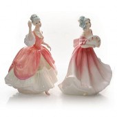 2 ROYAL DOULTON COLORWAY FIGUR