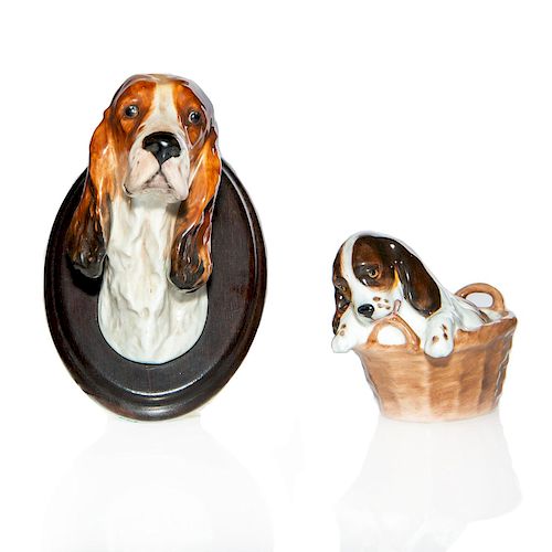 2 ROYAL DOULTON DOG