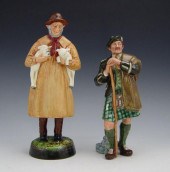 2 ROYAL DOULTON FIGURES: 1) La