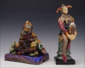 2 ROYAL DOULTON FIGURES: 1) Th