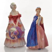 2 ROYAL DOULTON FIGURINES, BES
