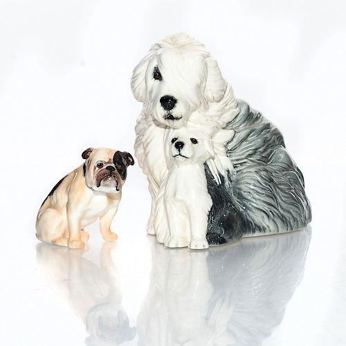2 ROYAL DOULTON FIGURINES, DOGS AND