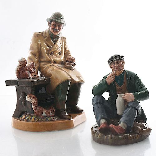 2 ROYAL DOULTON FIGURINES,