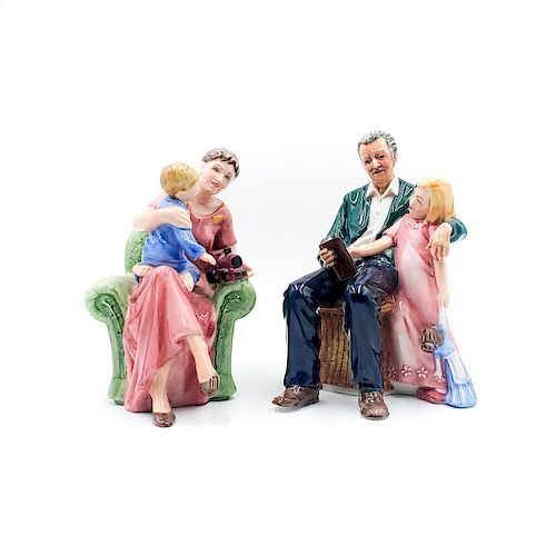 2 ROYAL DOULTON FIGURINES, GOLDEN