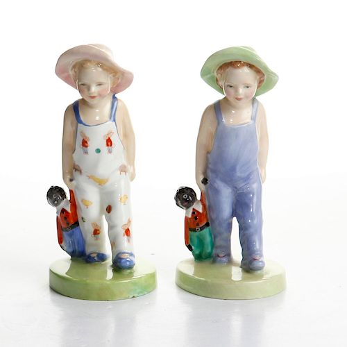 2 ROYAL DOULTON FIGURINES GOLLYWOG,