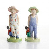 2 ROYAL DOULTON FIGURINES GOLL