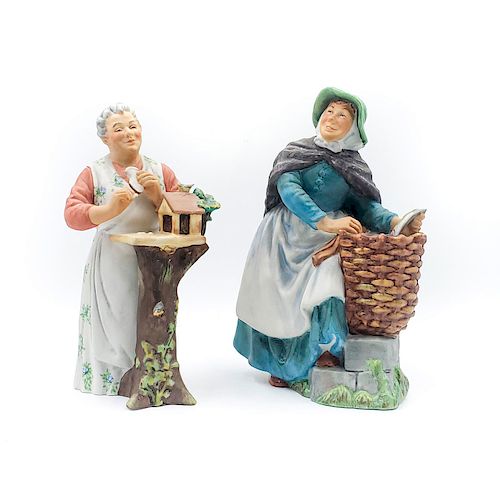 2 ROYAL DOULTON FIGURINES, GOOD