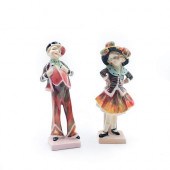 2 ROYAL DOULTON FIGURINES, HAR