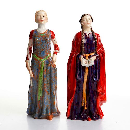 2 ROYAL DOULTON FIGURINES,