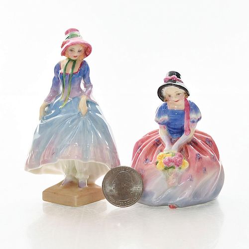 2 ROYAL DOULTON FIGURINES MONICA,
