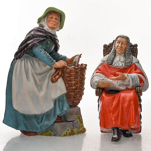 2 ROYAL DOULTON FIGURINES, OLD