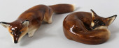 2 ROYAL DOULTON FOX HN147 FIGU