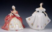 2 ROYAL DOULTON LADY FIGURES: